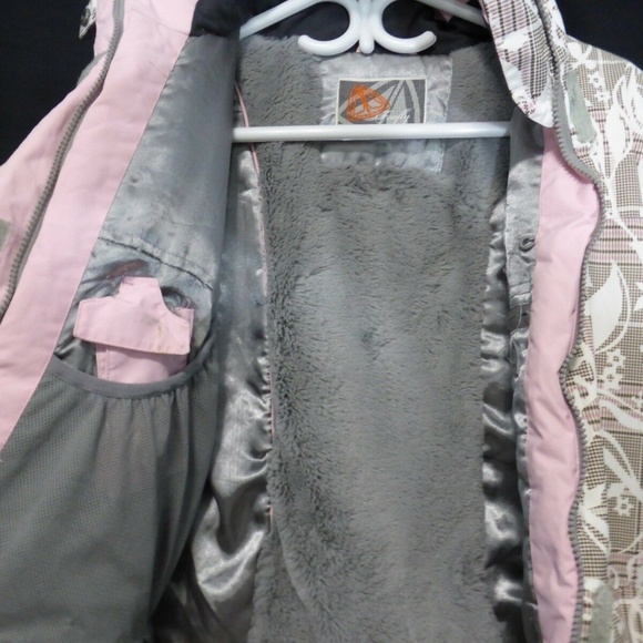 Firefly winter jacket, hoodie, beige, pink, gray - Picture 3 of 8